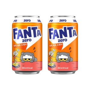 환타 오렌지 제로 CAN 350ml 24개