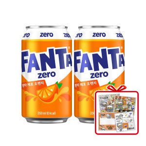 환타 오렌지 제로 CAN 350ml 24개 + 조앤프랜즈 굿즈 세트 (옵션선택)
