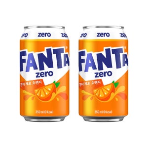 환타 오렌지 제로 CAN 350ml 24개