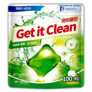 겟잇클린 초고농축 캡슐세제 100개입, 오리지날, 1개