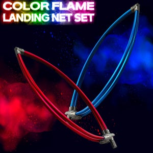 야이바 컬러 프레임 뜰채망 세트 알루미늄 바다 뜰채 뜰망 45cm