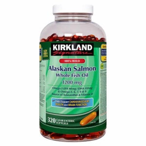 커클랜드 알라스카 살몬 피쉬오일 1200mg 320정