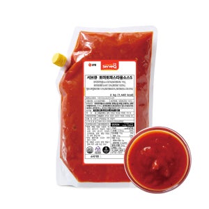 서브큐 토마토 파스타용 소스 2kg (냉장) - 업소용, 대용량