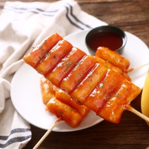 쌀 떡꼬치 1.3kg (130g x 10ea) 분식 휴게소간식 간편조리