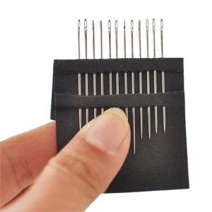 쉬운바늘 귀큰 바늘 큰구멍 쉴꿰기 12p