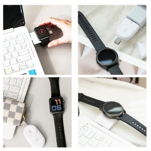 엑센 AW10 휴대용 애플워치 갤럭시워치 무선 충전기