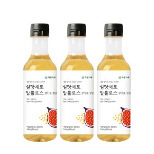 [설탕대체 대체당] 자연지애 설탕제로 알룰로스 시럽 540g, 3개