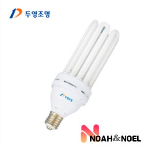 두영 램프 전구 삼파장 형광램프 EL 100W E39 주광색