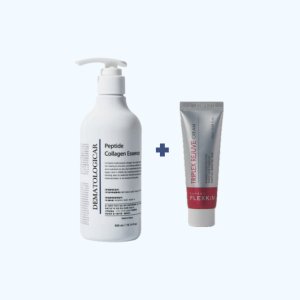 플렉스킨 펩타이드 콜라겐 에센스 300ml + 리쥬버크림 50ml