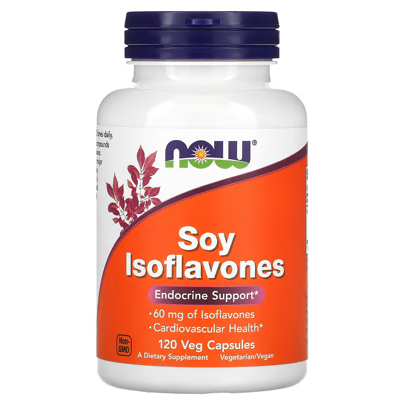 대두 <b>이소플라본</b> <b>소이</b> 120베지캡슐 NOW Soy Isoflavones