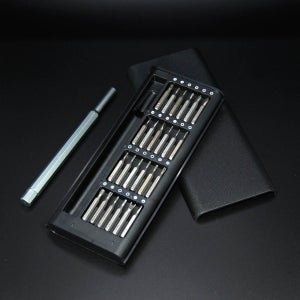 정밀 드라이버 십자 일자 원통형 별모양 공구 24종 세트