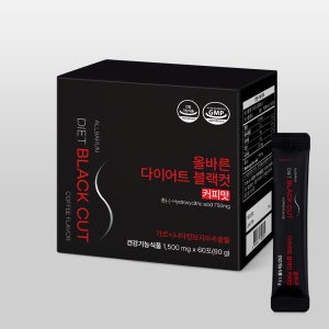 올바른 다이어트 블랙컷 커피맛 60포, 1개
