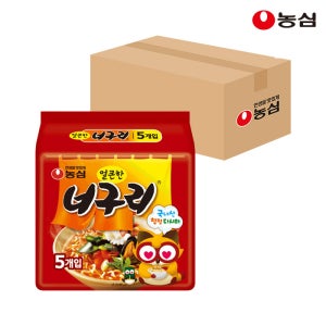 농심 너구리 얼큰, 120g, 40개