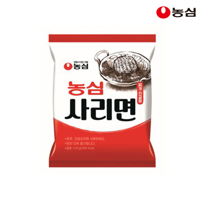 농심 사리면 110g, 5개(1팩) (1,690원) (무료)