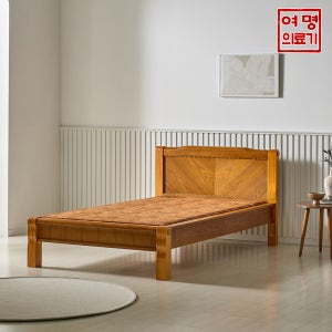 여명의료기 확장형 황토볼 원목 흙침대 빗살황토, 싱글S