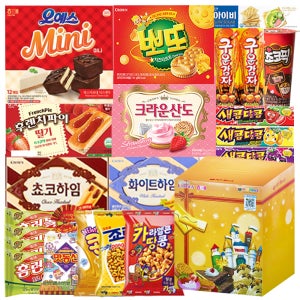 [아트-18P] 해태 크라운 과자종류 샌드 버터 쿠키 간식 디저트 선물세트