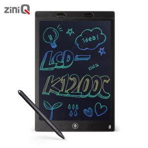 지니큐 12인치 컬러글씨 전자노트 전자보드 전자칠판 메모 낙서장 드로잉LCD-K1200C