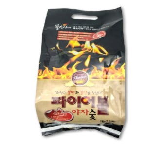 파이어볼 야자숯 1KG 캠핑 업소 구이용 순수 베베큐숯 참숯 불쏘시개 차콜