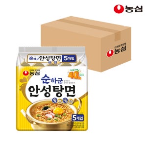 농심 순하군 안성탕면 125g, 40개