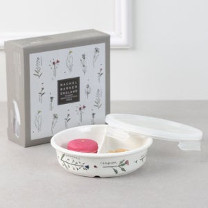 레이첼바커 메도우플라워 원형 특대LOW 2칸 디바이드 밀폐용기 16cm