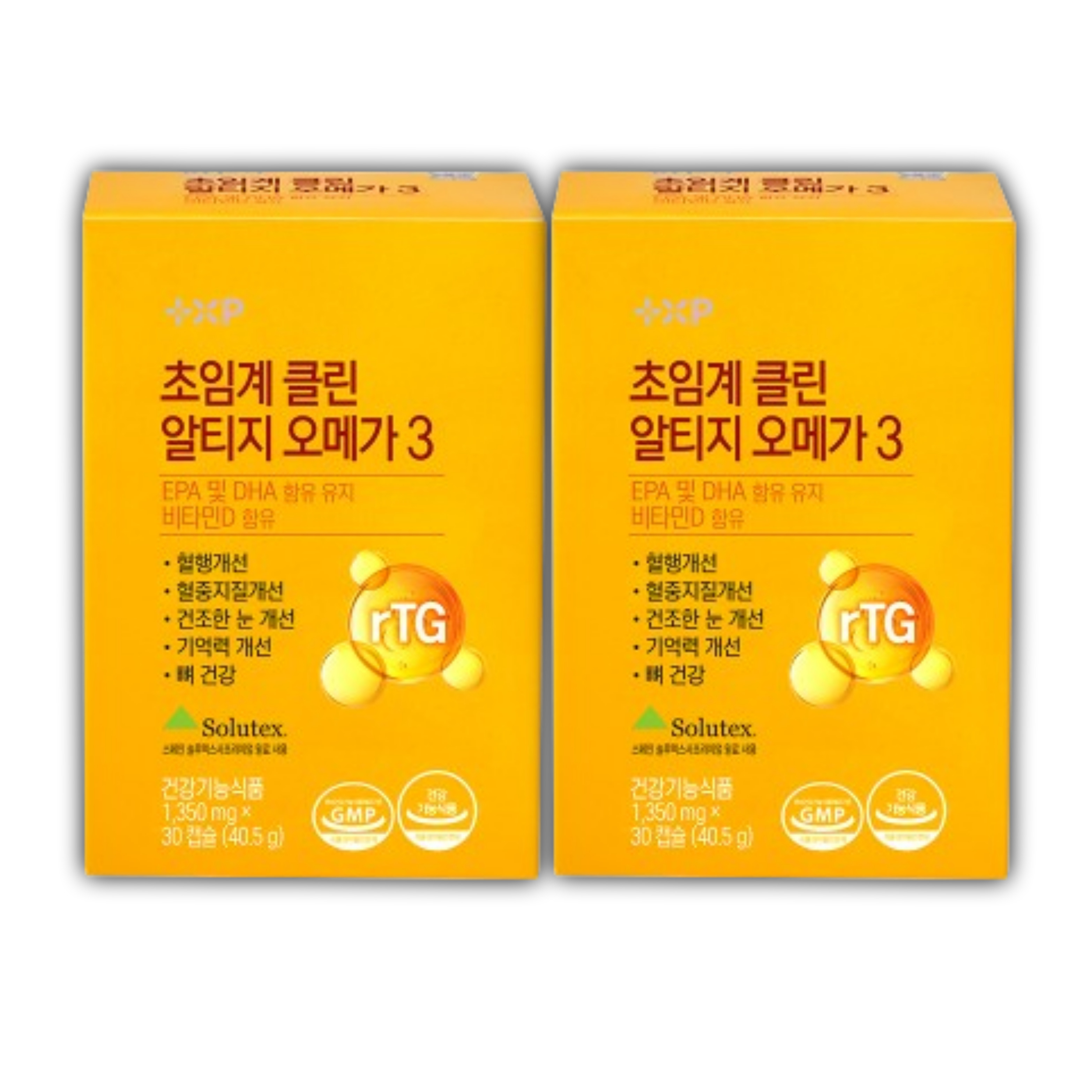 약국 항염증 초임계 클린 <b>알티지 오메가3</b> 1000mg 비타민D 1000IU 1세트 약 2개월