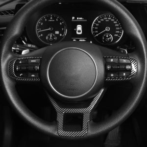 K5 페이스리프트 튜닝 핸들프레임 커버 카본 몰딩