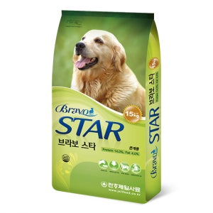 천하제일 브라보스타 15kg 반려견 강아지 대형견 리트리버 고급 건식사료