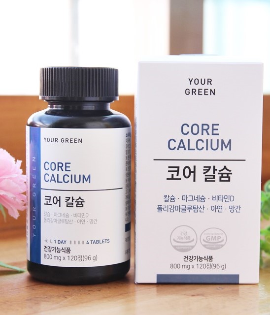 <b>유어그린</b> 코어<b>칼슘</b> 800mg x 120정