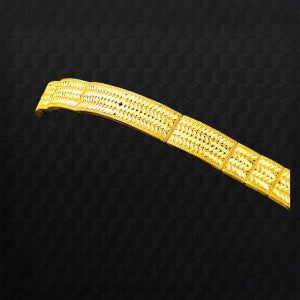 153골드 [최신]24K 순금팔찌 나뭇잎 컷팅 26.25g(7돈)팔찌 . 최고급컷팅기술