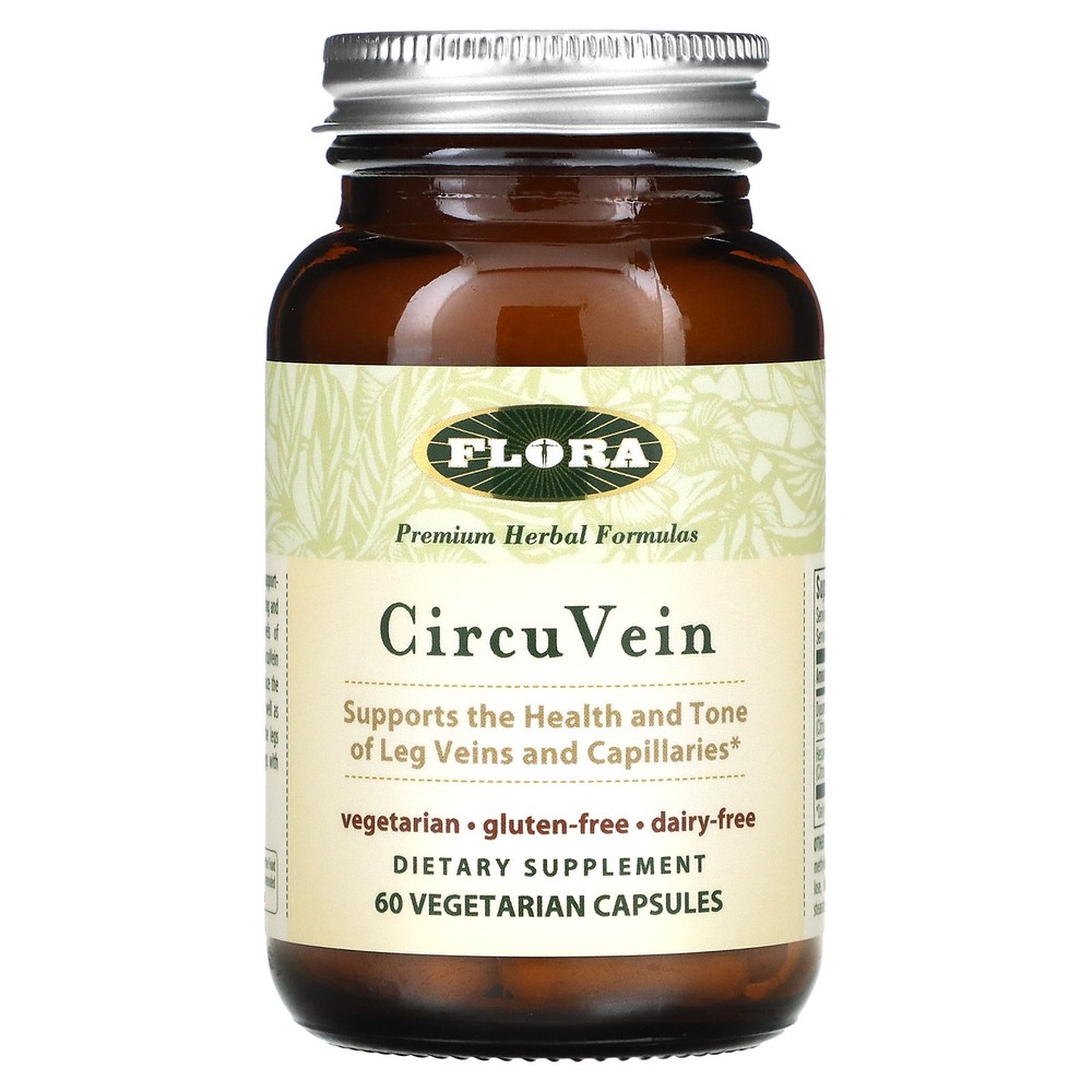 Flora 디오스민 헤스페리딘 <b>CircuVein</b> 베지 캡슐 60개