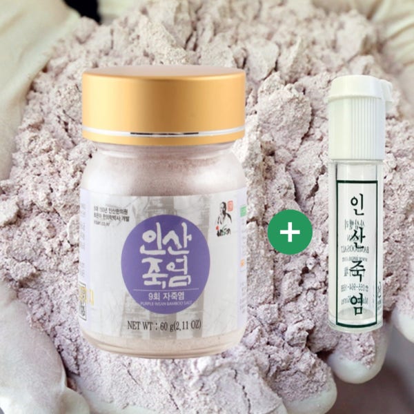 인산죽염 9회 자죽염 분말 가루 죽염 60g