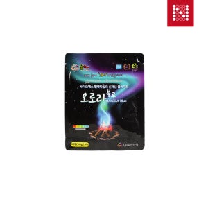 노마드 참화이어 오로라 블루 100g 화로대 불멍 캠핑용품 NEW-0409