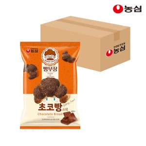 농심 빵부장 초코빵, 55g, 16개