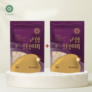 25년산 누룽지향찹쌀 현미 고향찰현미 3kg, 2개
