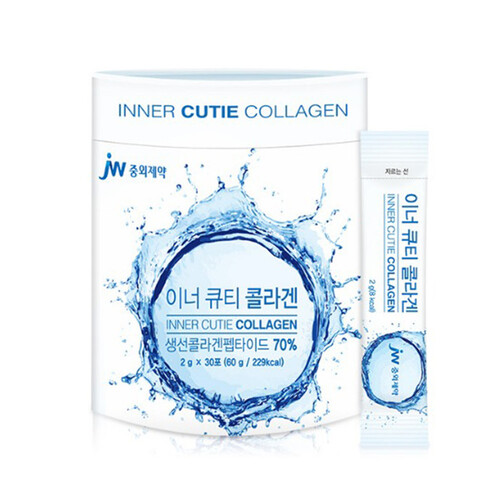 약국 1개월분 <b>중외제약</b> 이너 큐티 콜라겐 2g