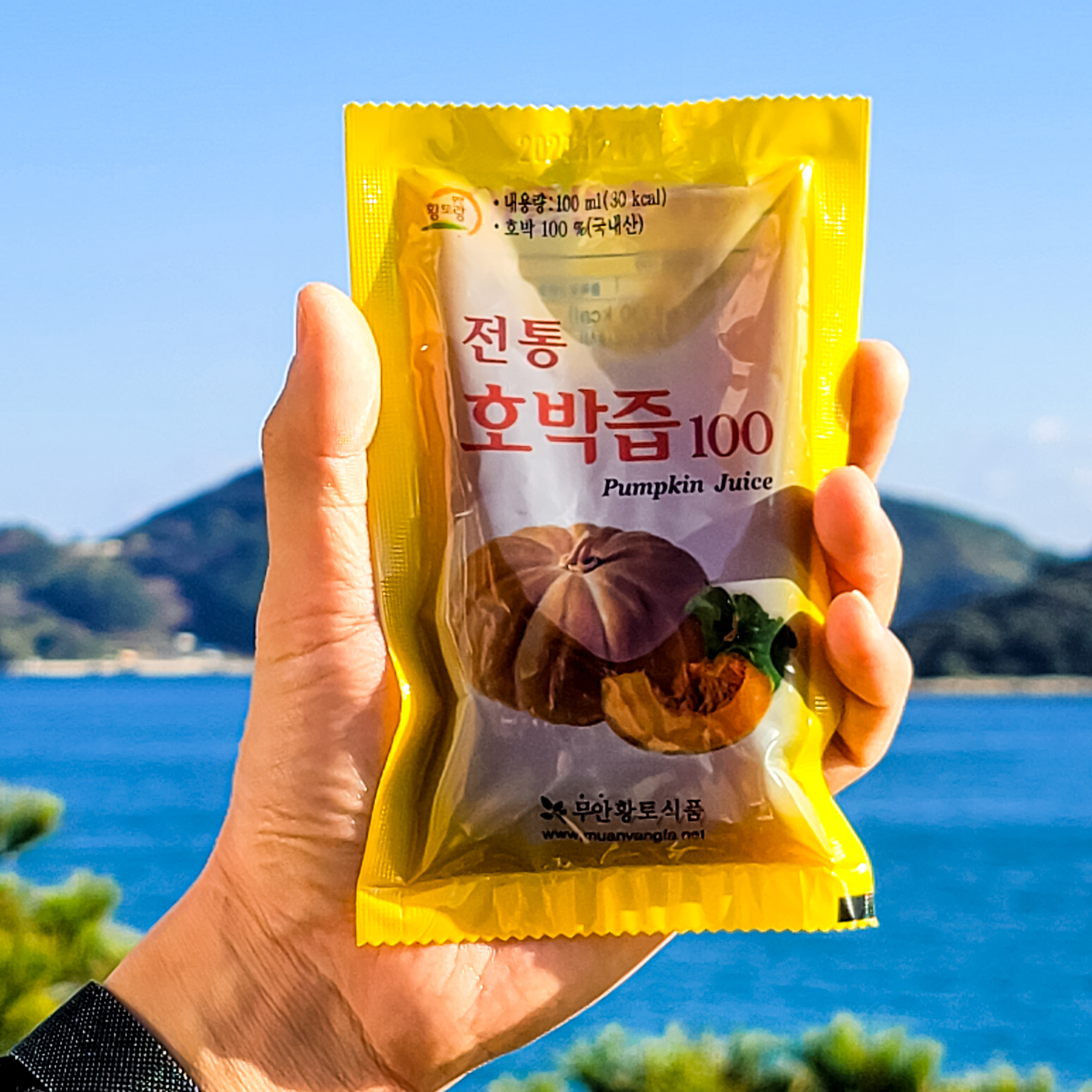 유기농마루 통째로 갈아만든 꽃보다 호박즙 90ml x 30포