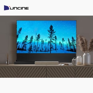 YUNCINE 윤씨네 포터블 120 CLR 포터블 전동 탭텐션 초단초점 16:9 CLR 광학 프로젝터 스크린 120인치