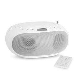 에듀플레이어 프리미엄 무선 블루투스 CD플레이어 EA200BT 블루투스인아웃 배터리내장 USB-C FM라디오 CD리핑 구간반복 타이머