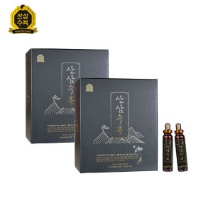 산삼수복 (20ml x 30병) - 박선비TV 산삼수복 1+1 SET (꿀선물세트증정) 7년근 야생 산양산삼 추출액 원액 100%
