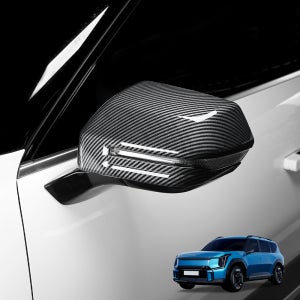 EV9 튜닝 용품 사이드 미러 커버 카본 몰딩
