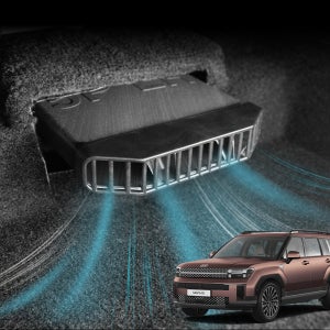 디올뉴 싼타페 MX5 튜닝 시트하단 송풍구 커버 용품 악세사리