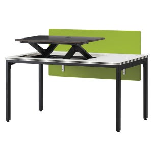 학생용 제도용 홈오피스 FN 스탠딩 철재책상(높낮이상판/철재스크린)