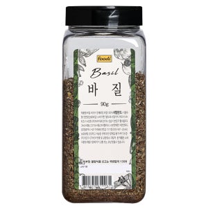 푸디 바질 럽드 90g 분말 가루 홀 향신료