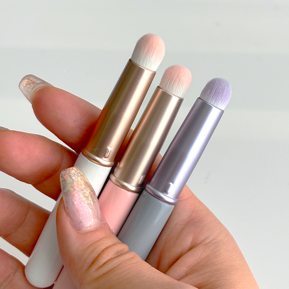 1+1 휴대용 립브러쉬 오버립 스머지 브러쉬 블랜딩 그라데이션 컨실러 립스틱 붓