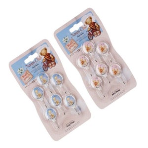 노노스 미니원형 행거(6개입)/벽고리 소품걸이 후크 주방 싱크대 욕실