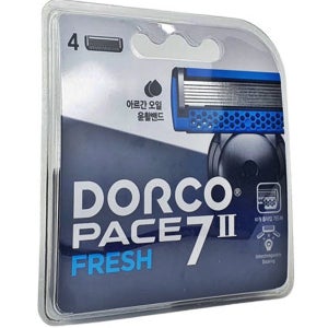 도루코 페이스 세븐투프레쉬SVA1040 면도날(4개입)/리필 교체용 7중날 PACE 남성용