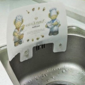 노노스 씽크대 물막이 패드/물튀김 방지 주방 설거지 워터펜스