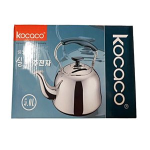 실버 주전자(5L)/소리나는 인덕션사용가능 스텐 하모니 코카코