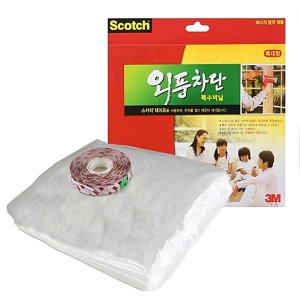 3M 외풍차단 특수비닐(특대형)/창문 샷시 난방비절약 단열효과 뽁뽁이