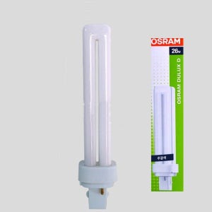 OSRAM DULUX D 오스람 형광램프 26W 주광색2700K/형광등 주방 욕실 화장실 조명